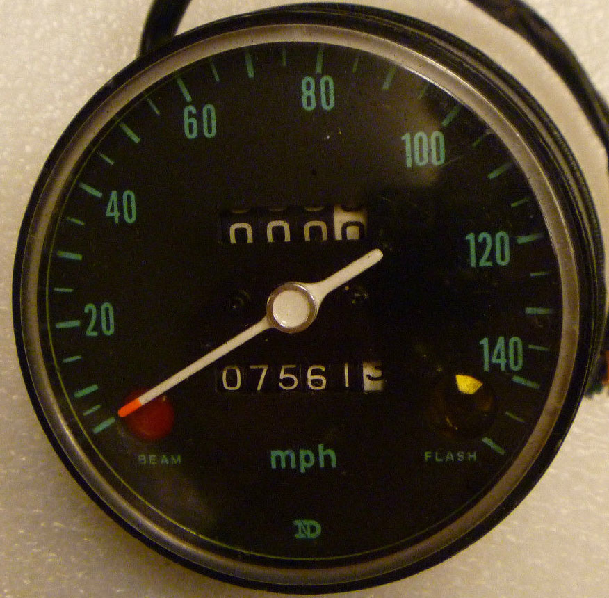 Honda 750 speedometer old